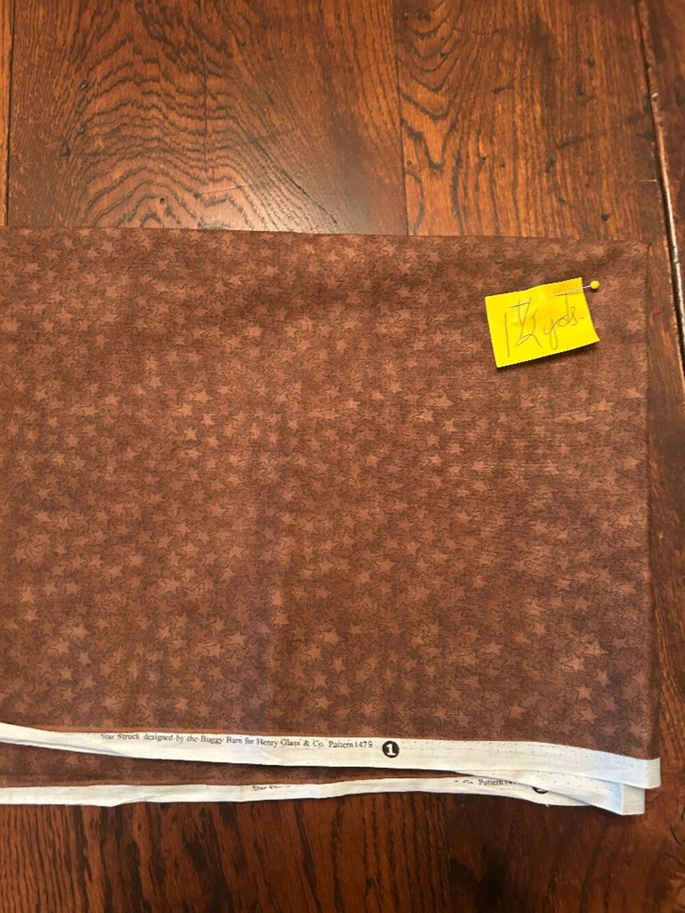 Buggy Barn for Henry Glass quilt fabric - 1 1/2 yds X 42"